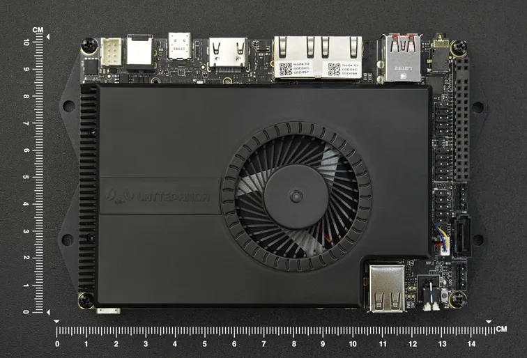 LattePanda Sigma Board on Measuring Grid